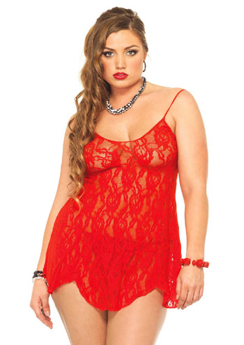 picture of Rose Lace Flair Chemise