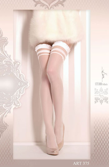 picture of Ballerina 375 Hold Ups Bianco