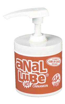 picture of Anal Lube Hot Cinnamon in Pump Dispenser
