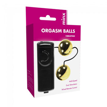 picture of Orgasm Balls Vibrating Balls Gold Minx
