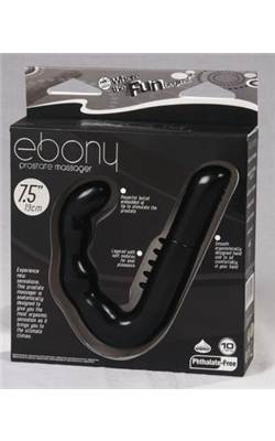 picture of Ebony 75 Prostate Massager  10 Function