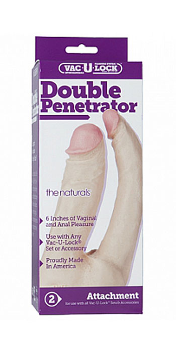 picture of Vac U Lock Natural Double Penetrator  Skin