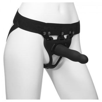 picture of Doc Johnson Body Extensions Hollow Slim Dong Strap On 2 Piece Set
